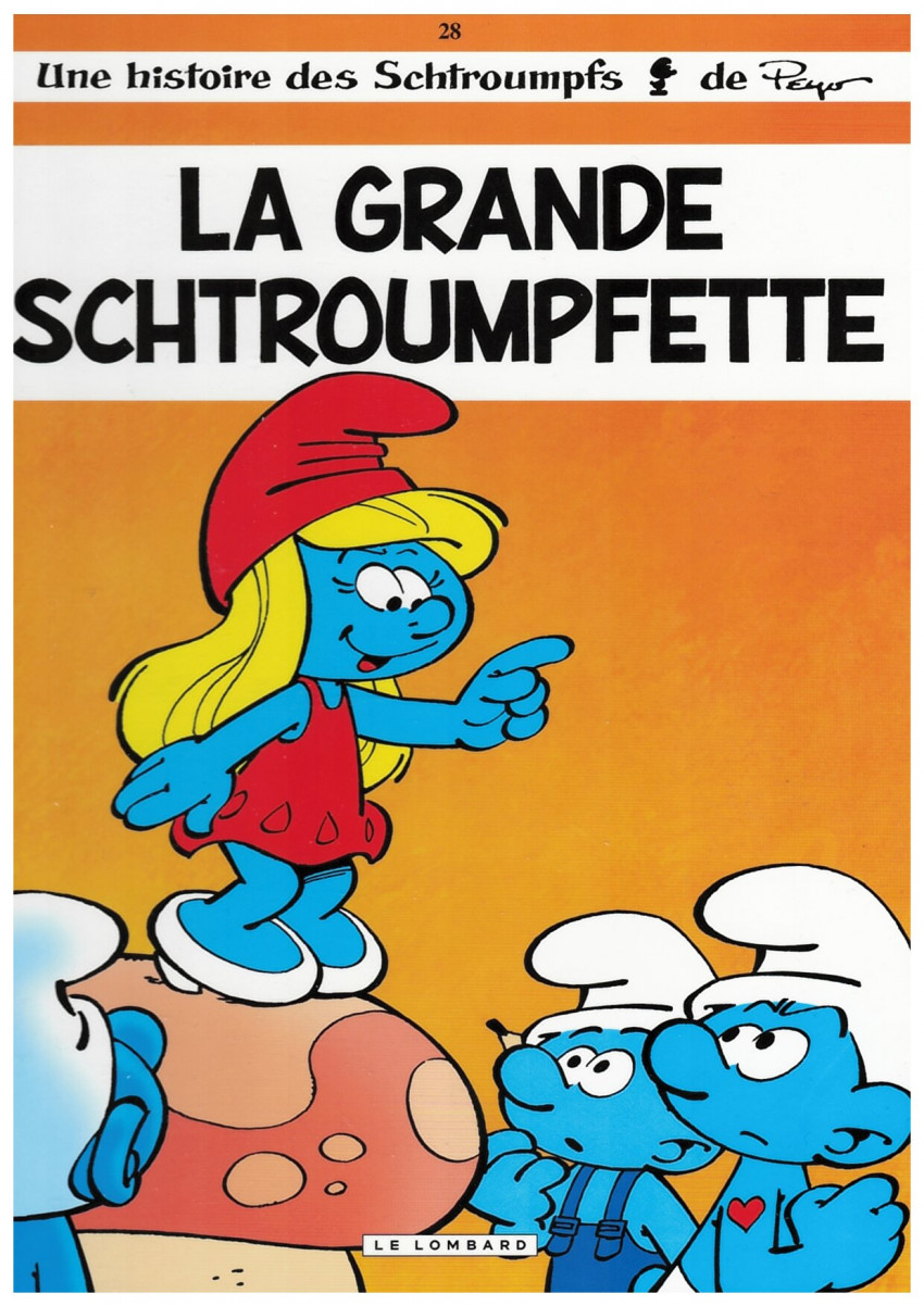 Couverture de l'album Les Schtroumpfs Tome 28 La grande Schtroumpfette