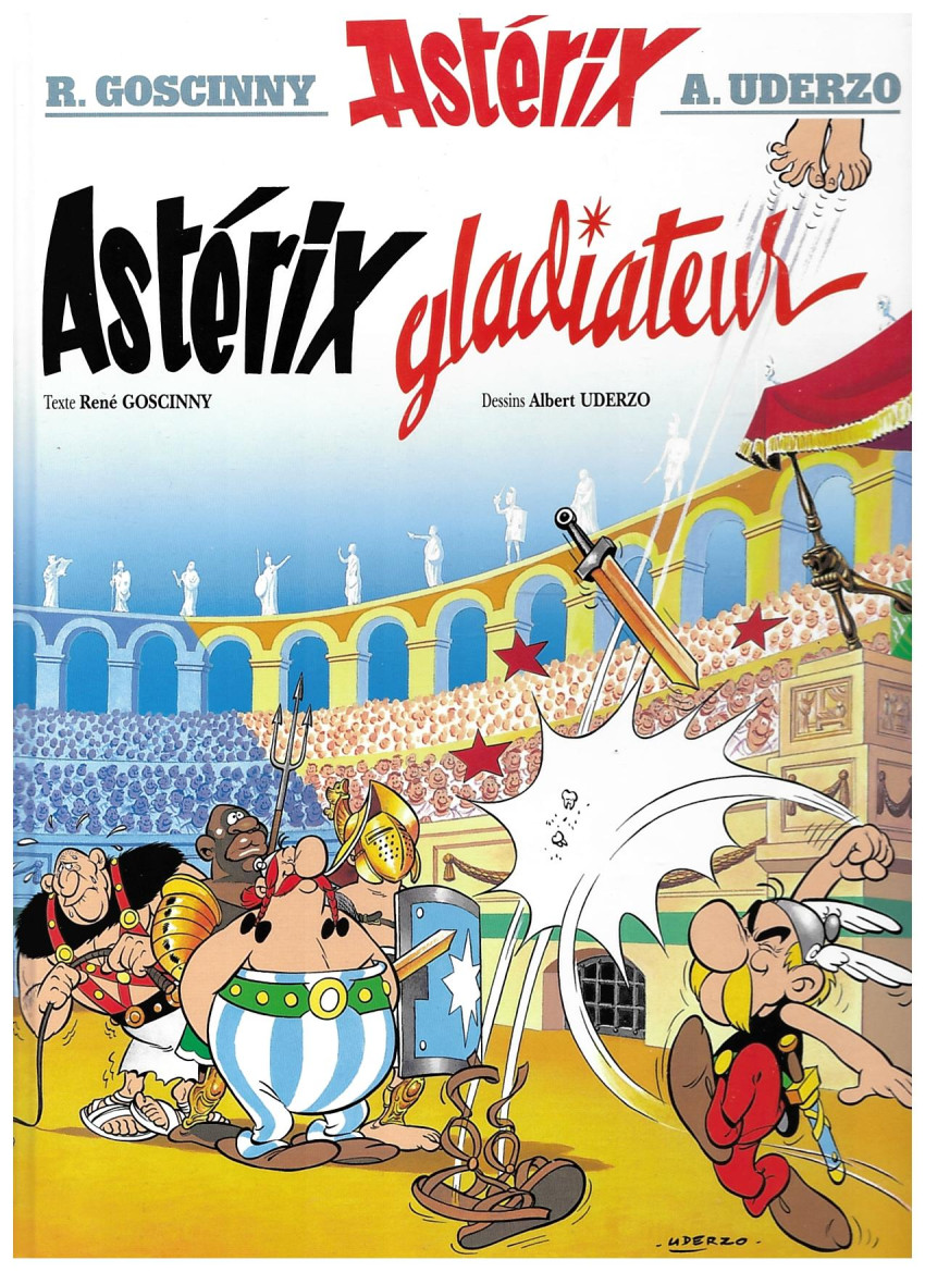 Couverture de l'album Astérix Tome 4 Astérix gladiateur