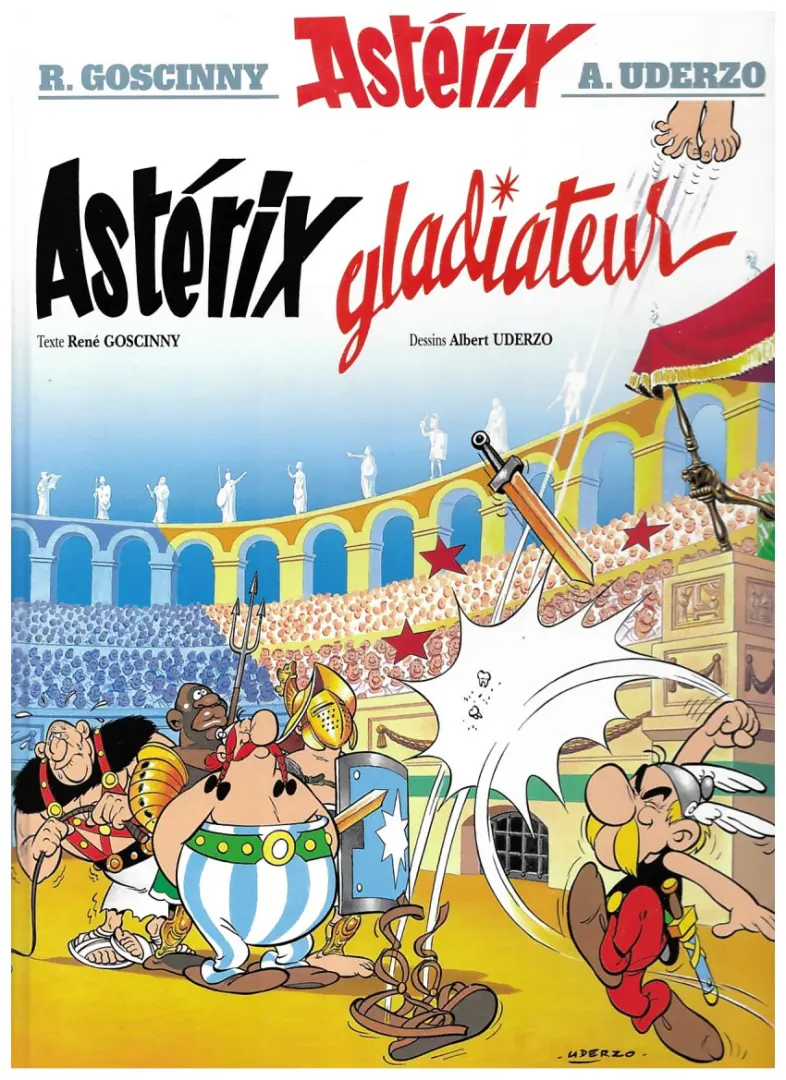 Couverture de l'album Astérix Tome 4 Astérix gladiateur