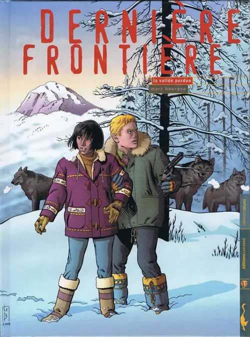 Couverture de l'album Dernière frontière Tome 2 La vallée perdue