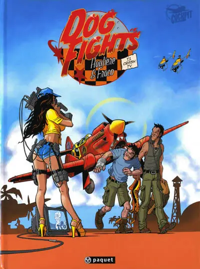 Couverture de l'album Dog fights Tome 1 Crash TV