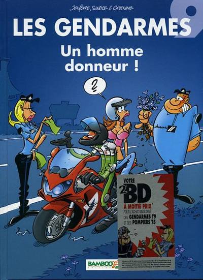 Couverture de l'album Les Gendarmes Tome 9 Un homme donneur !