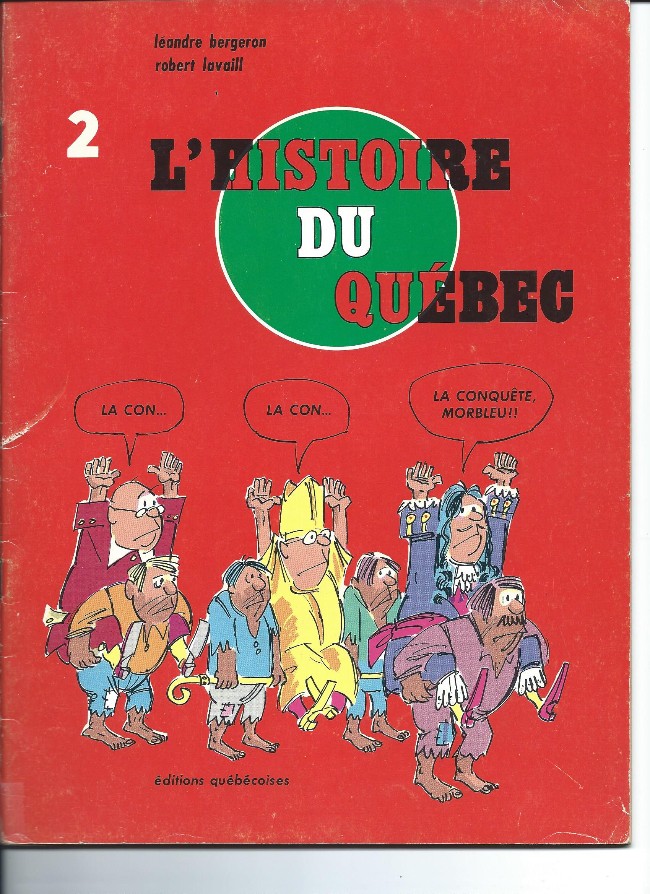 Couverture de l'album Histoire du Québec illustrée Tome 2