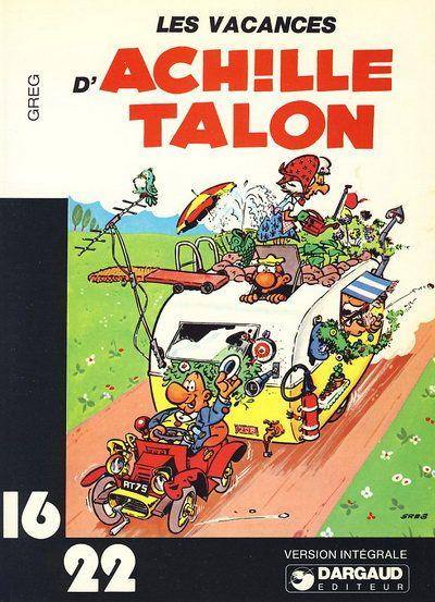 Couverture de l'album Achille Talon 16/22 Tome 2 Les vacances d'Achille Talon