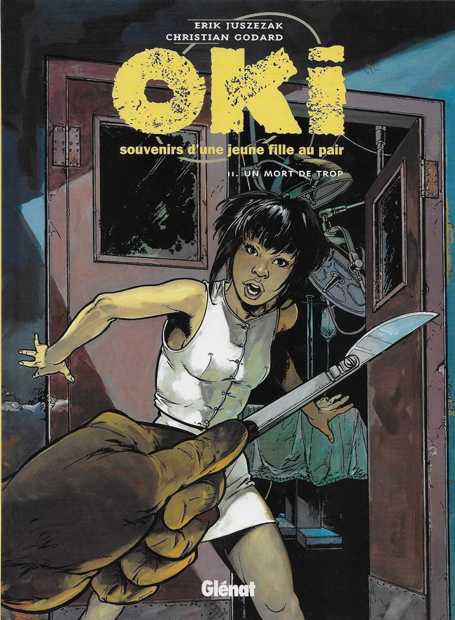 Couverture de l'album Oki, souvenirs d'une jeune fille au pair Tome 2 Un mort de trop