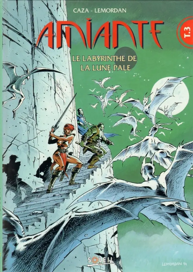 Couverture de l'album Amiante Tome 3 Le labyrinthe de la lune pâle