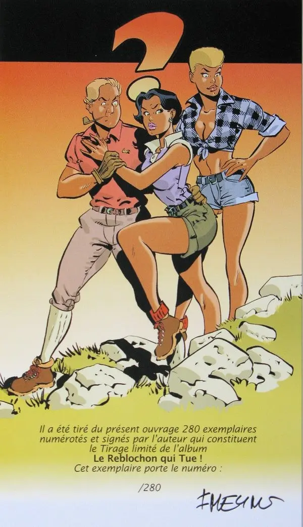 Planche de l'album Fanfoué des Pnottas Les polars savoyards Tome 1 Le reblochon qui tue !