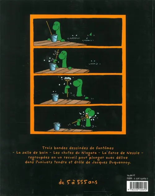 Verso de l'album Les fantômes Sacrés fantômes
