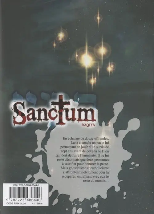 Verso de l'album Sanctum - Raqiya 4