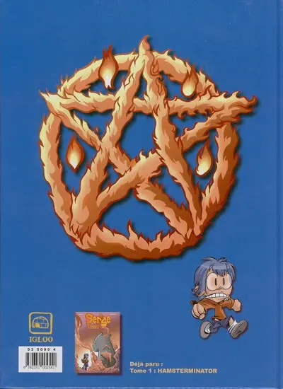 Verso de l'album Serge, le hamster de l'enfer Tome 2 Hamsterroriste !