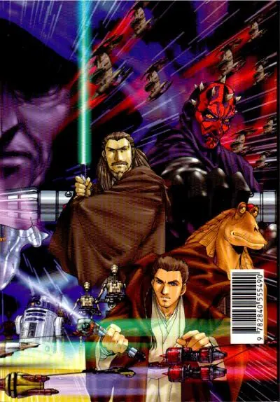 Verso de l'album Star Wars - Manga Épisode I La menace fantôme