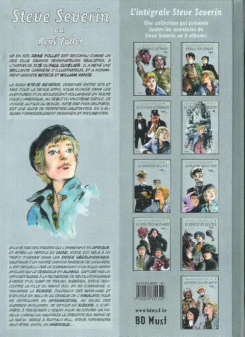 Verso de l'album Les aventures de Steve Severin Tome 6 La fille du grand duc
