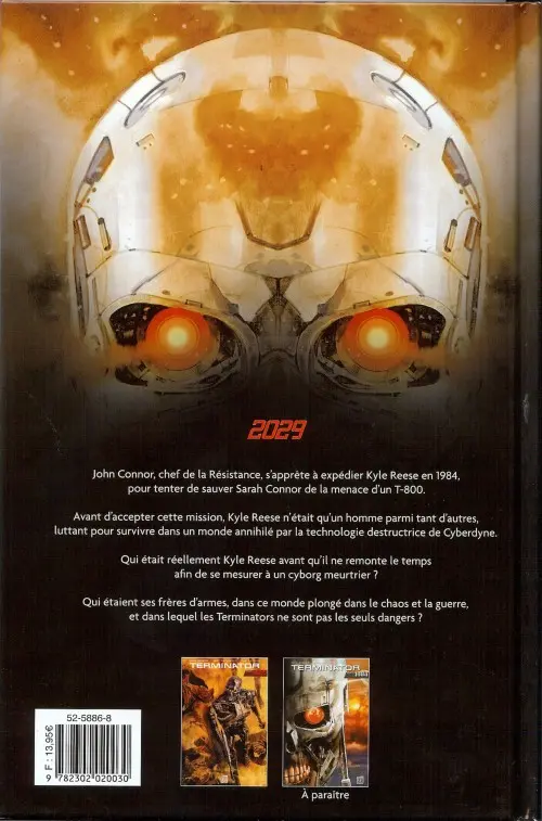 Verso de l'album Terminator Tome 1 2029