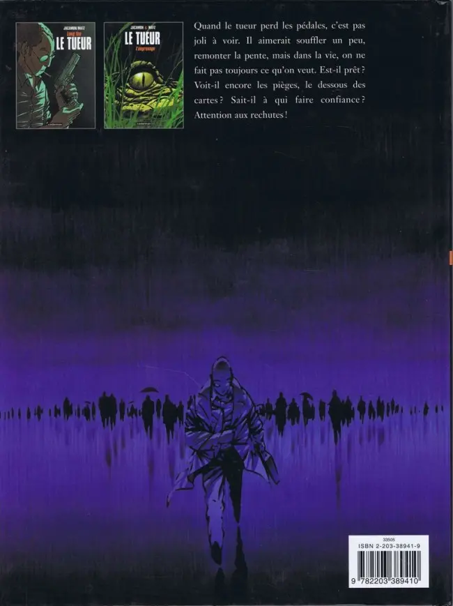 Verso de l'album Le Tueur Tome 2 L'engrenage
