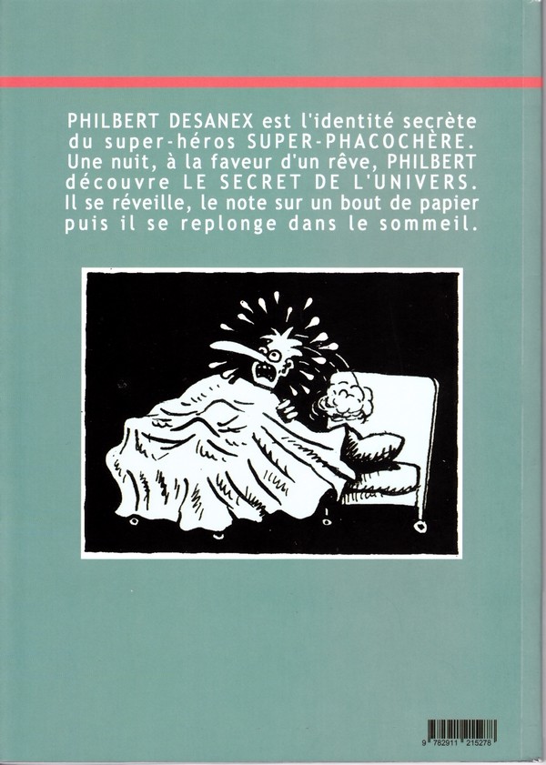 Verso de l'album Le 100000e rêve de Philbert Desanex