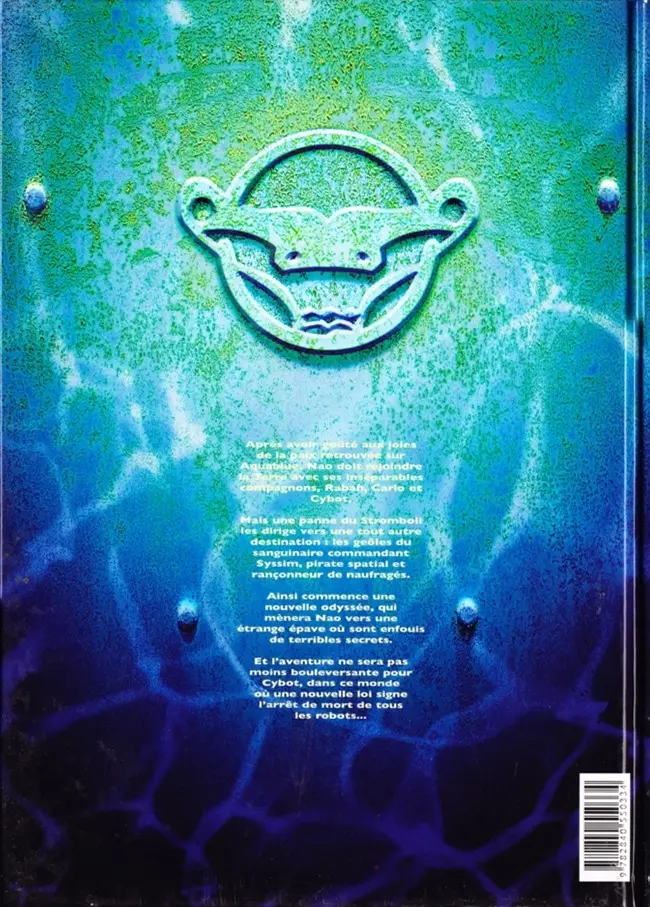 Verso de l'album Aquablue Tome 6 Étoile blanche - Première partie