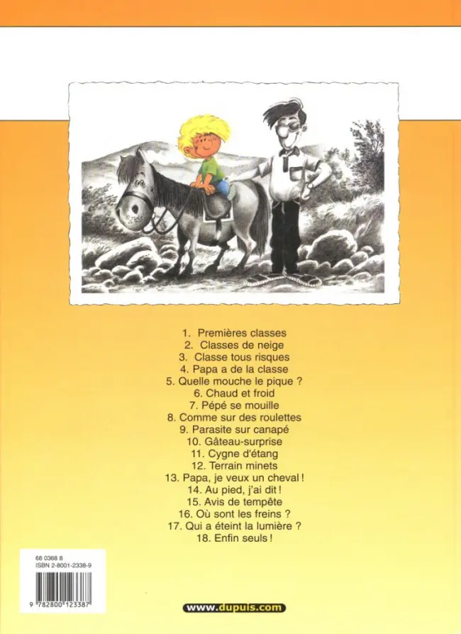Verso de l'album Cédric Tome 10 Gâteau-surprise