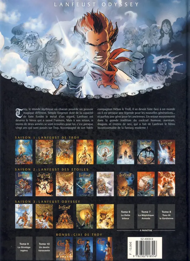 Verso de l'album Lanfeust Odyssey Tome 3 Le banni d'Eckmül