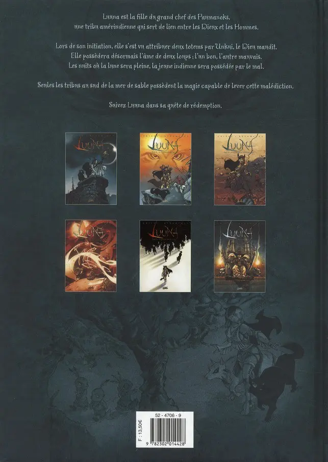 Verso de l'album Luuna Tome 5 Le Cercle des Miroirs