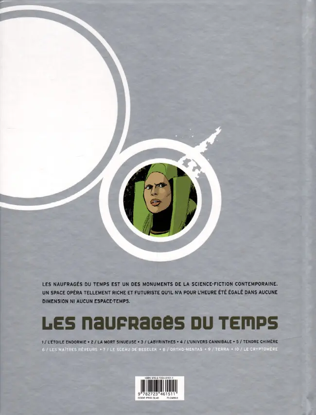 Verso de l'album Les Naufragés du temps Tome 5 Tendre chimère