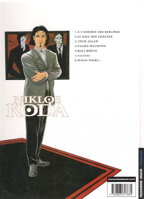 Verso de l'album Niklos Koda Tome 4 Valses maudites