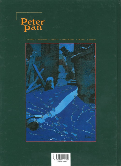 Verso de l'album Peter Pan Tome 2 Opikanoba