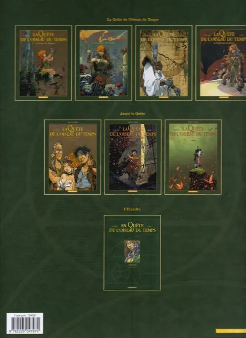 Verso de l'album La Quête de l'oiseau du temps Tome 4 L'œuf des ténèbres