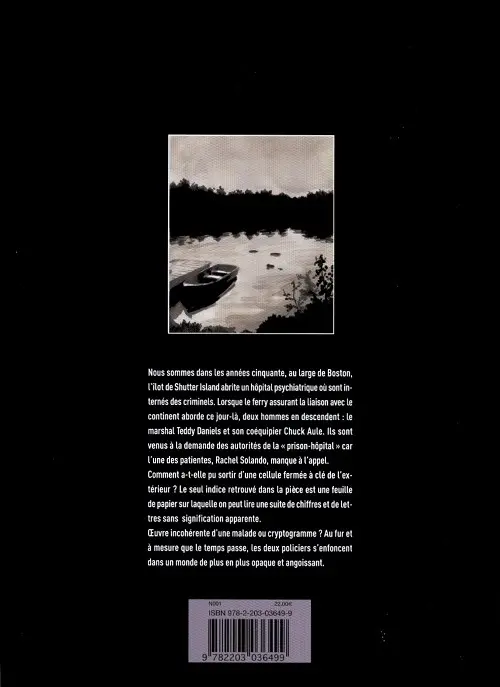 Verso de l'album Shutter Island