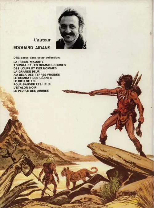Verso de l'album Tounga Tome 3 Des loups et des hommes