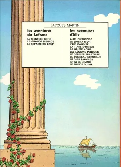 Verso de l'album Alix Tome 11 Le prince du Nil