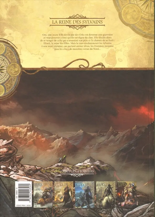 Verso de l'album Elfes Tome 12 La Reine des Sylvains