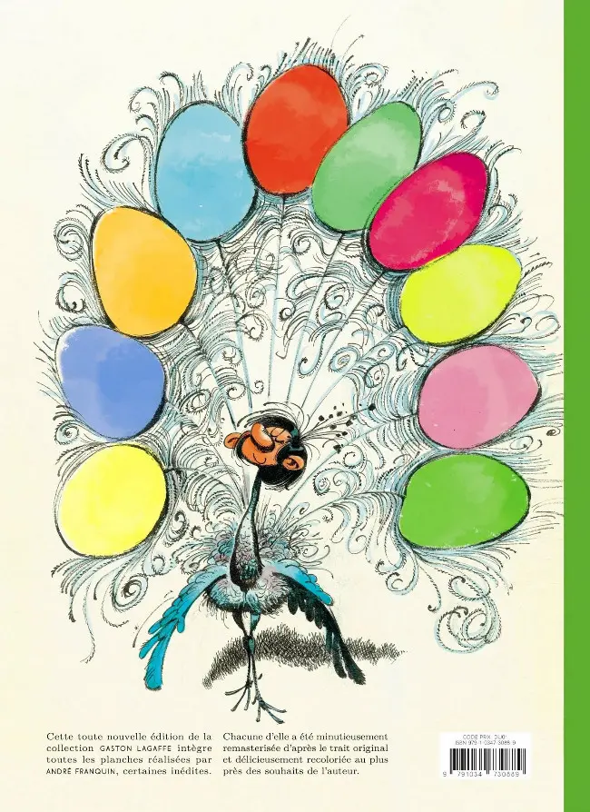 Verso de l'album Gaston Tome 18 Lagaffe mérite des baffes