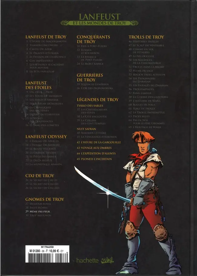 Verso de l'album Lanfeust et les mondes de Troy Tome 29 Gnomes de Troy - Même pas Peur