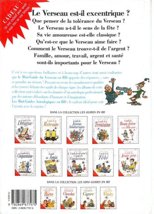 Verso de l'album Le Mini-guide ... Tome 11 Le mini-guide du Verseau