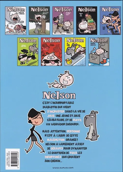 Verso de l'album Nelson Tome 9 Fainéant génétique