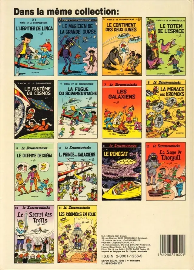 Verso de l'album Le Scrameustache Tome 14 Les Kromoks en folie