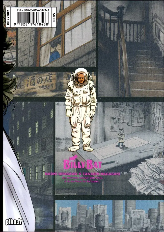 Verso de l'album Billy Bat 14