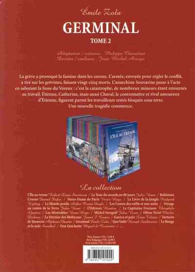 Verso de l'album Les Incontournables de la littérature en BD Tome 21 Germinal - tome 2