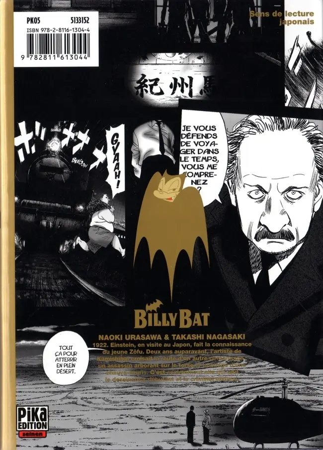 Verso de l'album Billy Bat 9