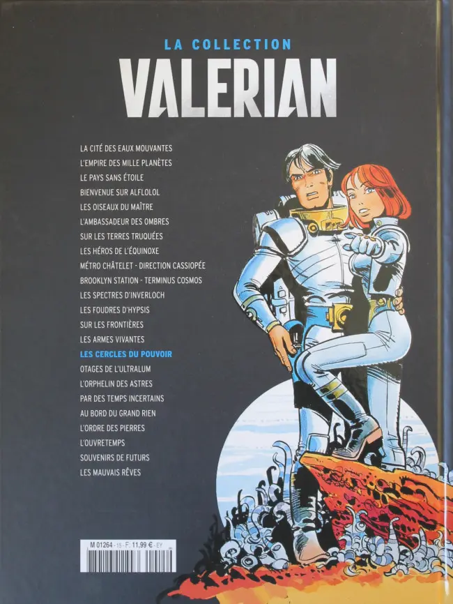 Verso de l'album Valérian Tome 15 Les cercles du pouvoir
