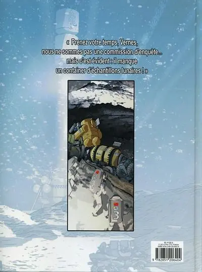 Verso de l'album Blue space Tome 1 I.M.M.B.