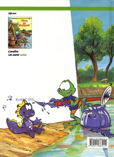 Verso de l'album Boogy & Rana Tome 1 L'étang qui rétrécissait