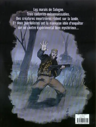 Verso de l'album Les Brumes hurlantes Tome 1 Le glaive de gaïa