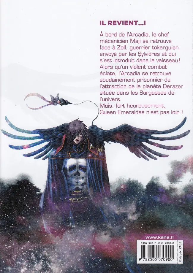 Verso de l'album Capitaine Albator - Dimension voyage 6