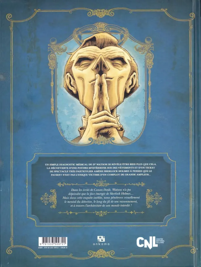 Verso de l'album Dans la tête de Sherlock Holmes Tome 1/2 L'Affaire du Ticket Scandaleux 1/2