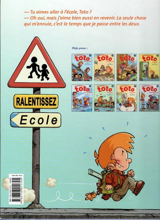 Verso de l'album Les Blagues de Toto Tome 6 L'as des pitres