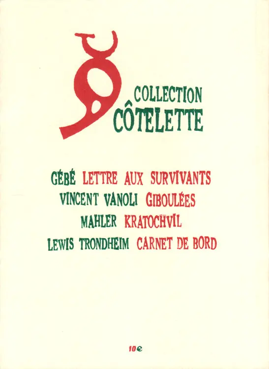 Verso de l'album Carnet de bord Tome 1 1-10 décembre 2001