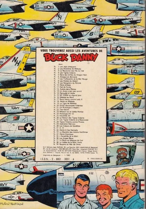 Verso de l'album Buck Danny Tome 14 Patrouille à l'aube