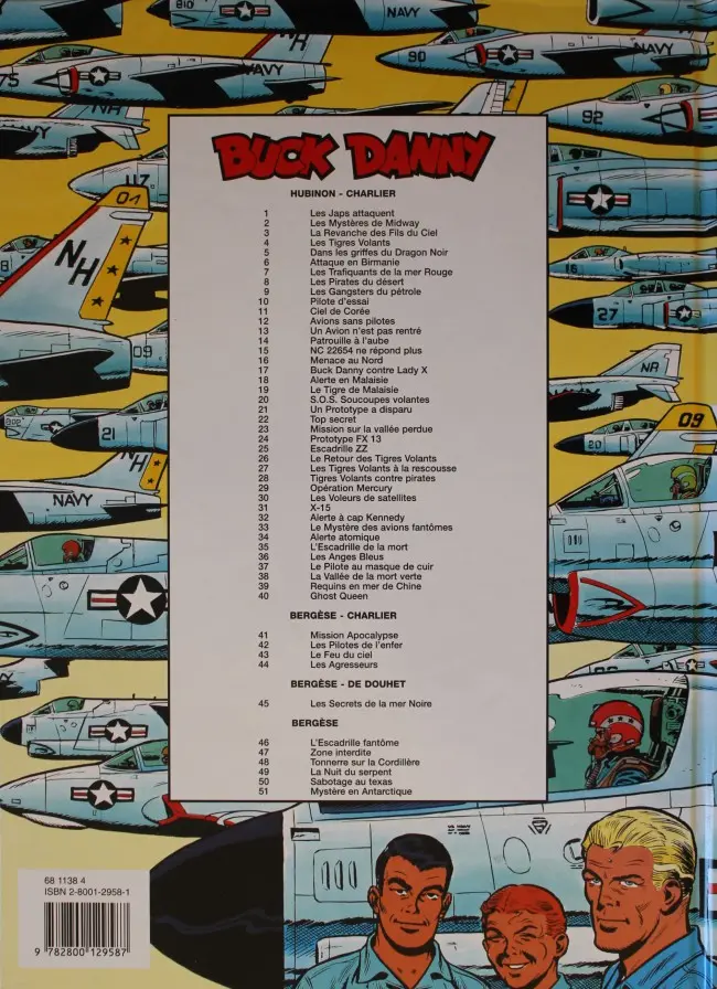 Verso de l'album Buck Danny Tome 49 La Nuit du serpent