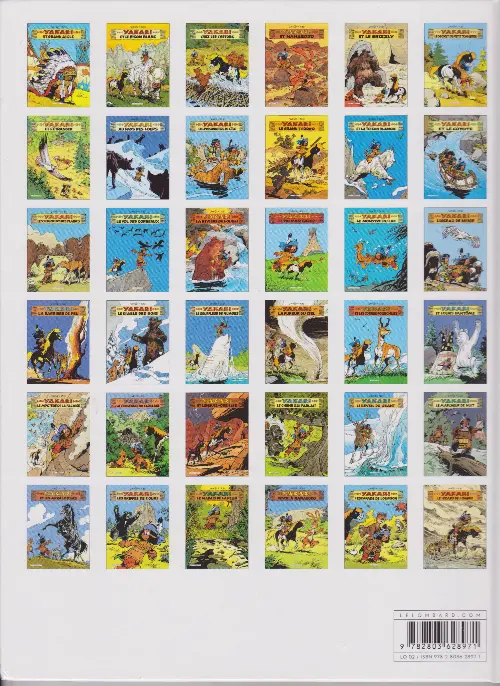 Verso de l'album Yakari Tome 14 Le vol des corbeaux